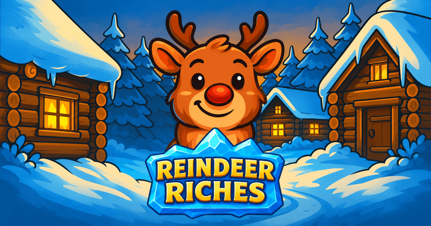 Reindeer Riches Slot Demo by Alpha Male Gaming slot cover image