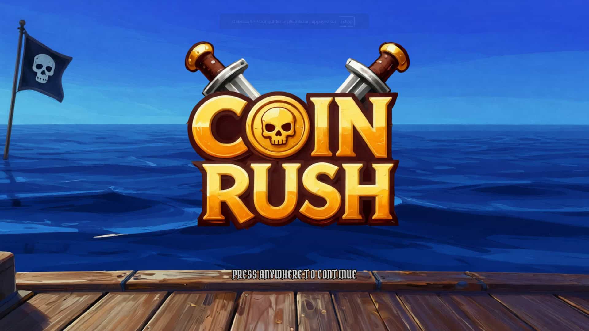 Coin Rush slot intro screen