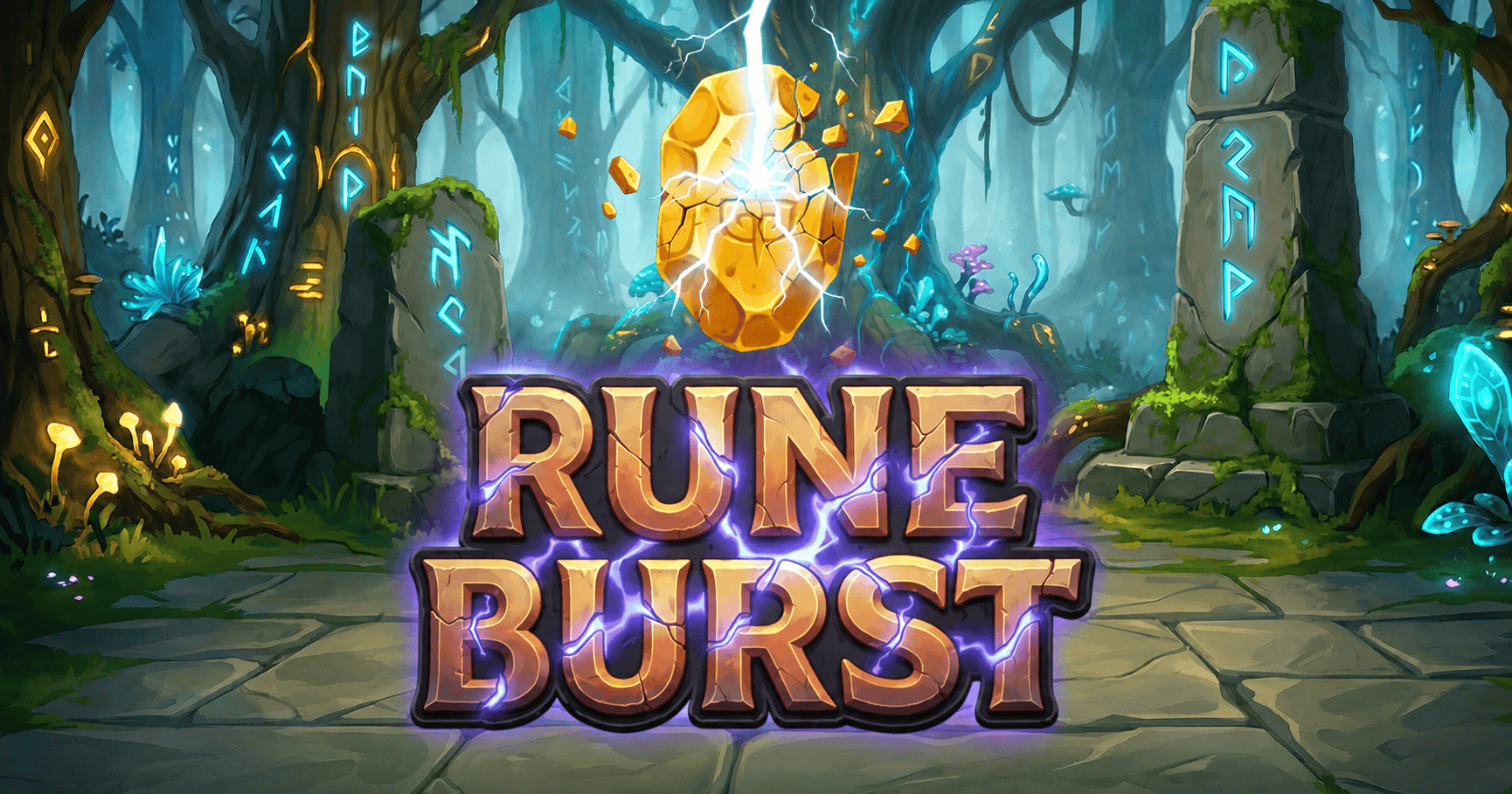 Rune Burst Slot Demo by Angry Duck Studios slot cover image