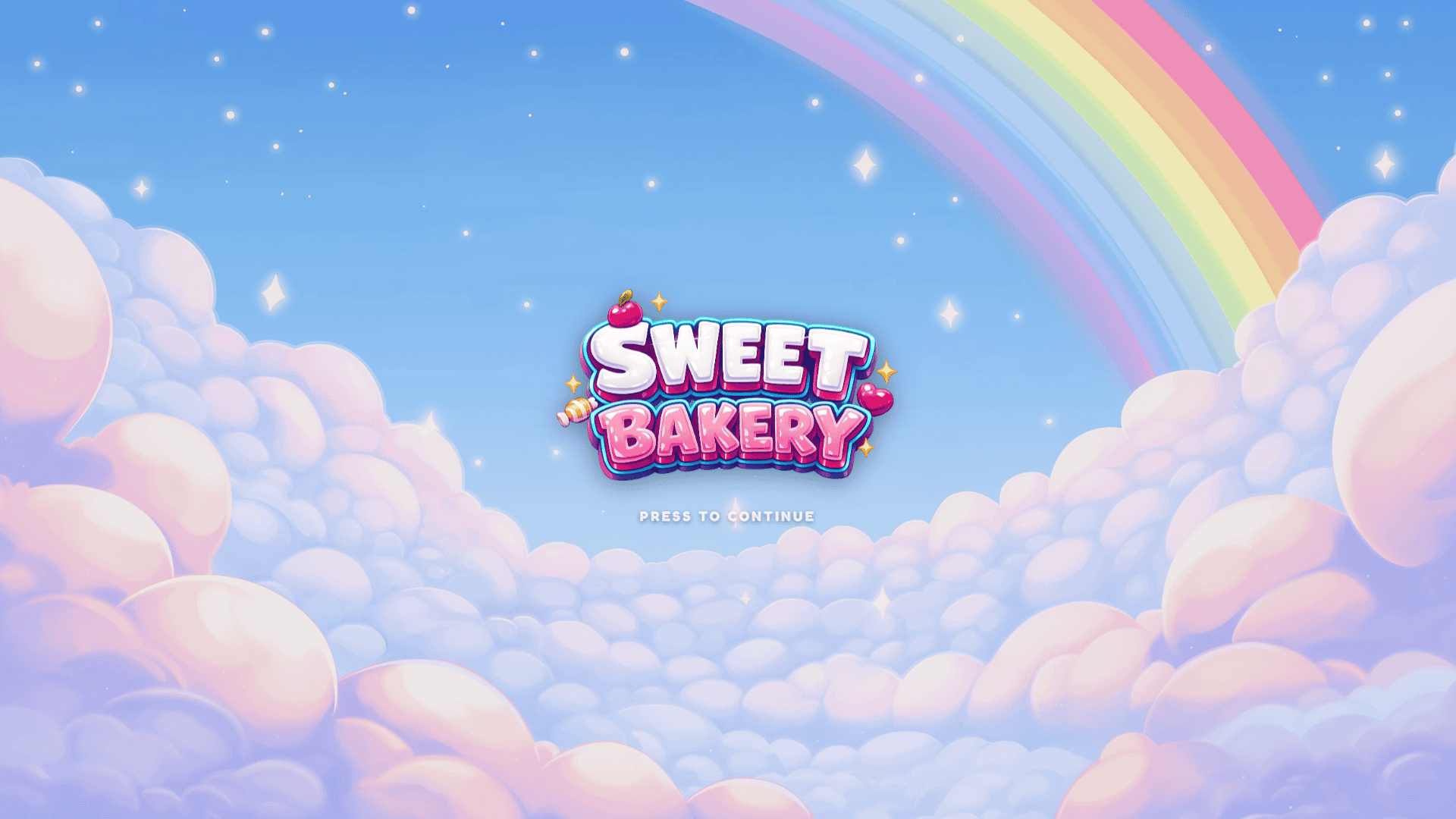 Sweet Bakery Cluster Pays slot intro screen