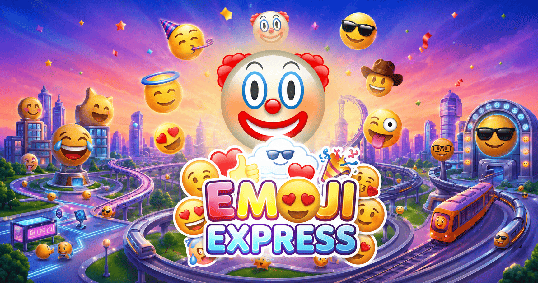 Emoji Express Slot Demo by Apex Studio slot cover image