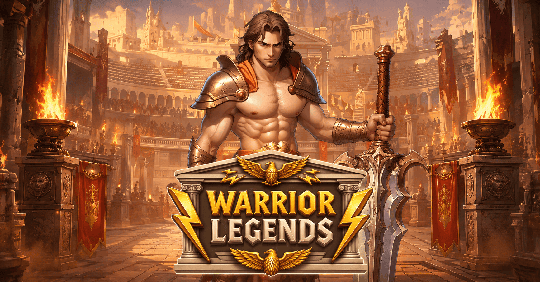 Warrior Legends Slot Demo by Apex Studio slot cover image