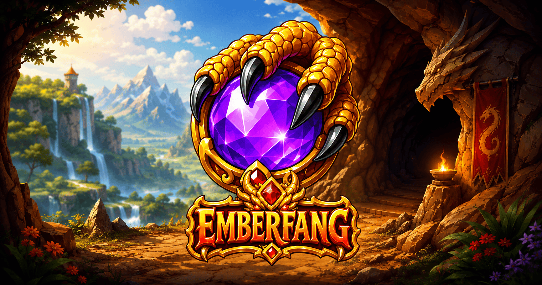 Emberfang Slot Demo by Arcane Aces slot cover image
