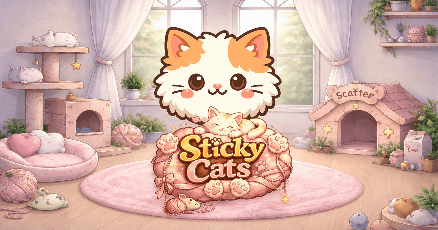 Sticky Cats Slot Demo by Arcane Aces slot cover image