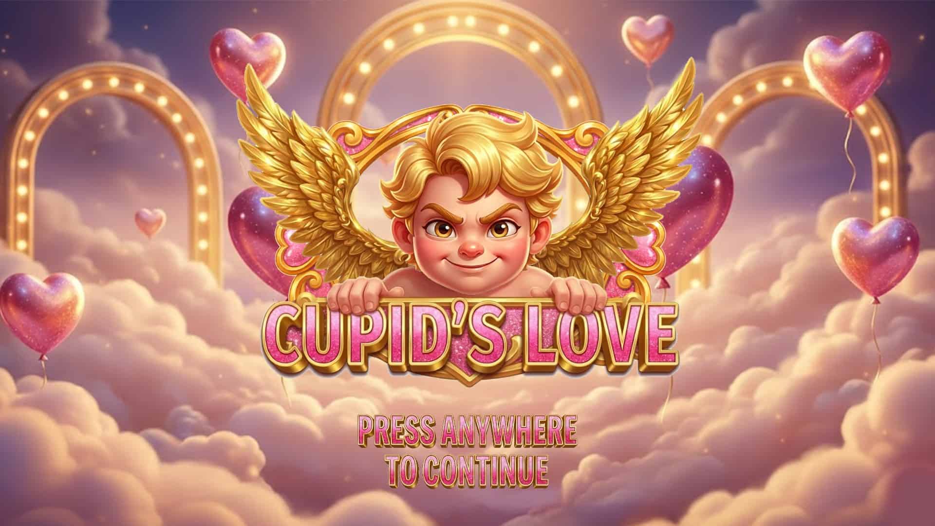 Cupid's Love slot intro screen