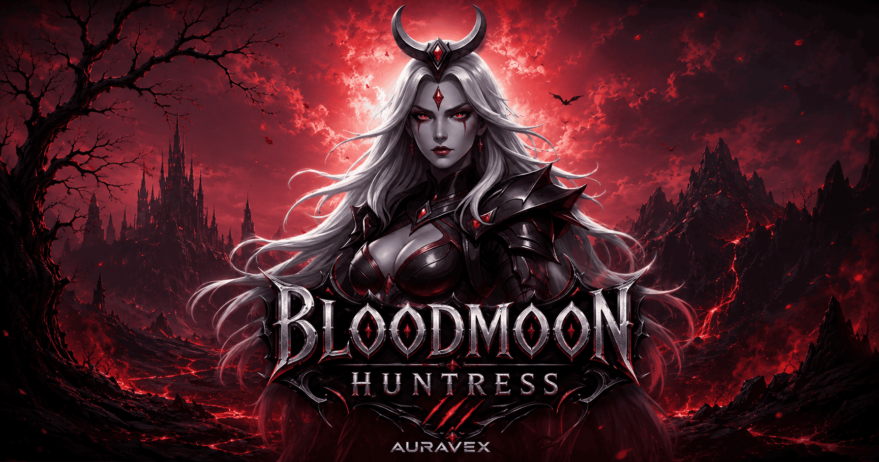 Bloodmoon Huntress Slot Demo by Auravex slot cover image