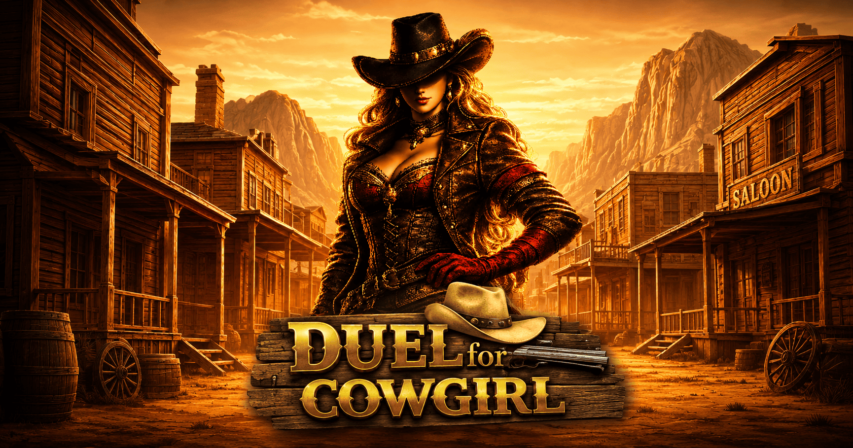 Duel for Cowgirl Slot Demo by Ava Studio slot cover image