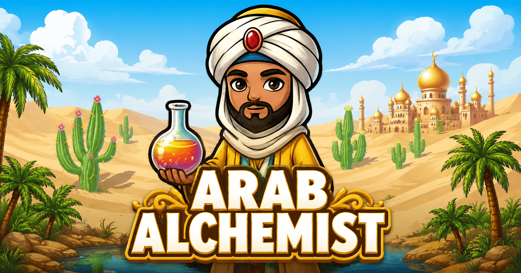 Arab Alchemist Slot Demo by AxisFrame Gaming slot cover image