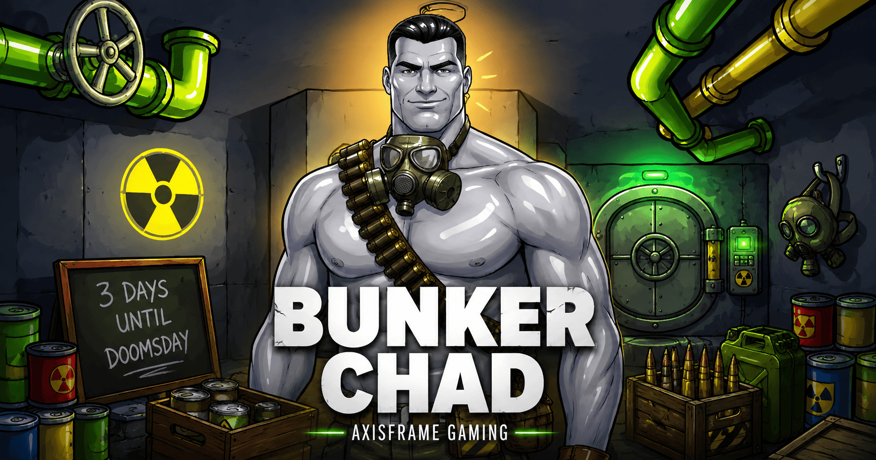 Bunker Chad Slot Demo by AxisFrame Gaming slot cover image