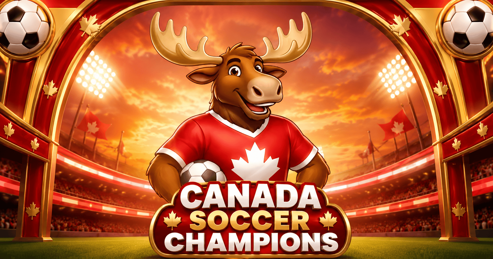 Canada Soccer Champions Slot Demo by Axisframe Gaming slot cover image