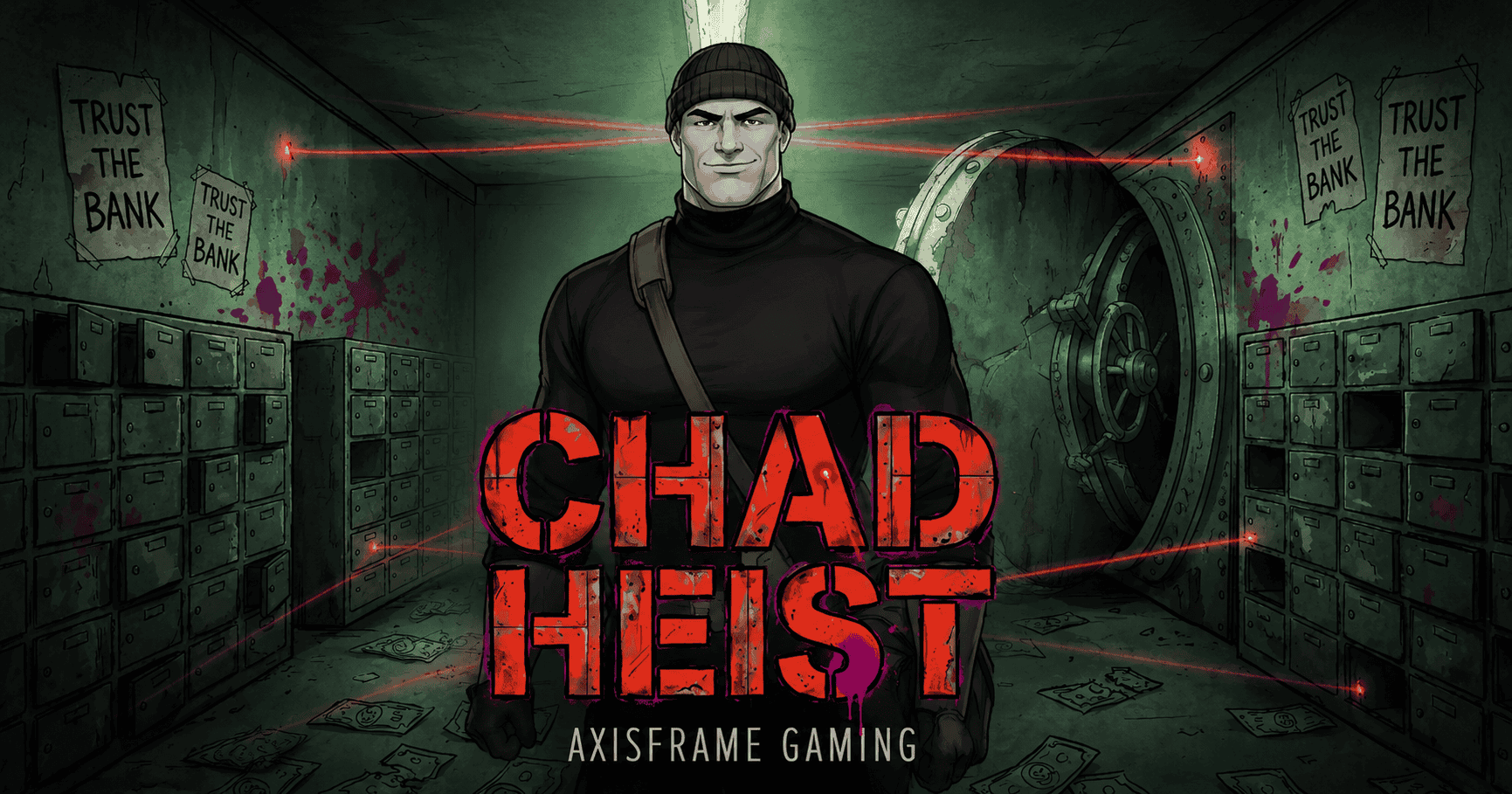 Chad Heist Slot Demo by AxisFrame Gaming slot cover image