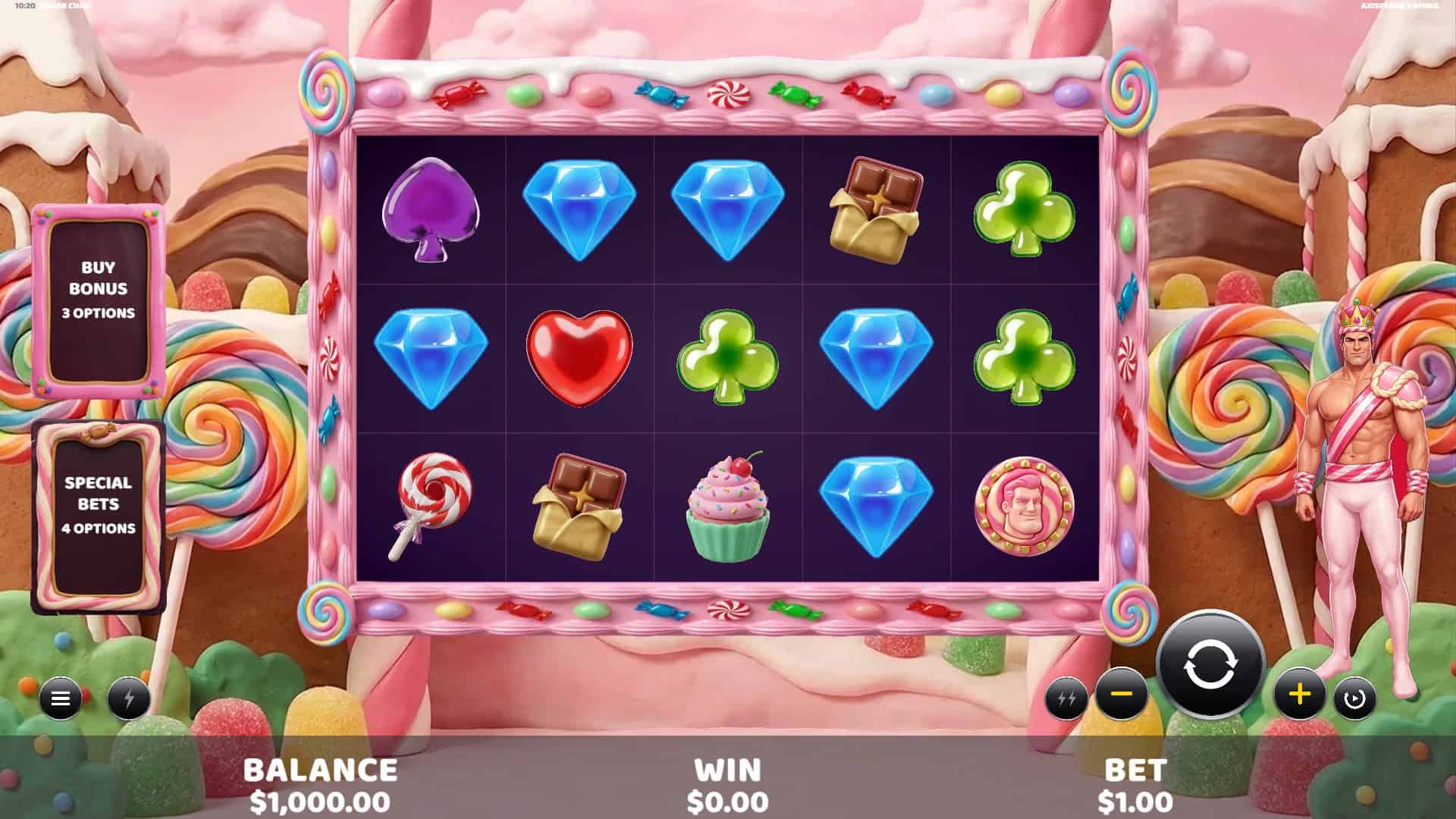 Sugar Chad slot gameplay reels