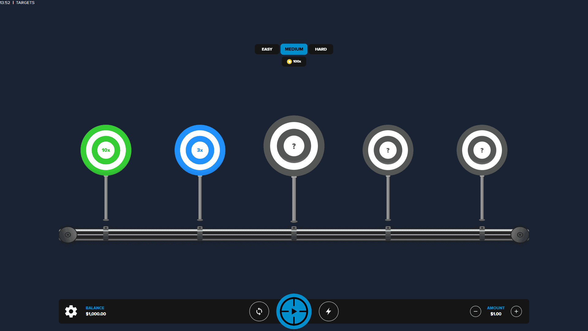 Targets slot gameplay reels