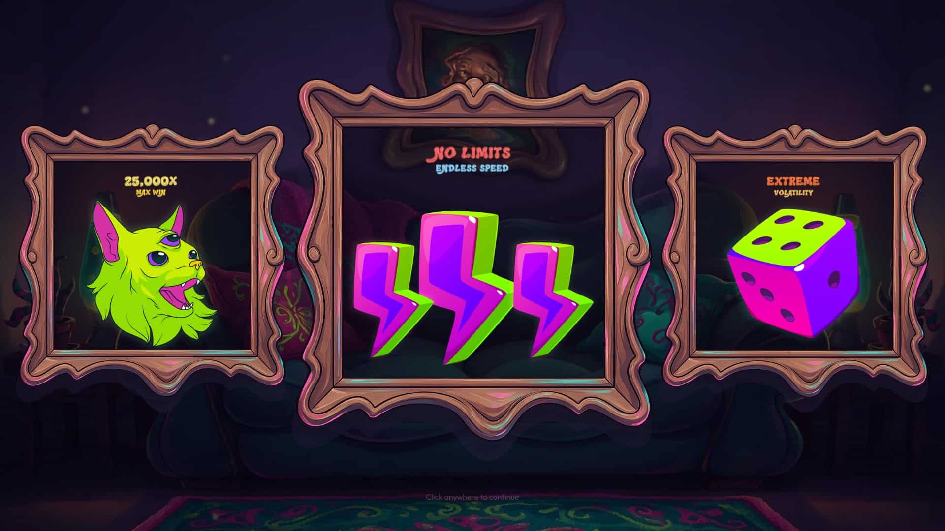 Acid slot intro screen