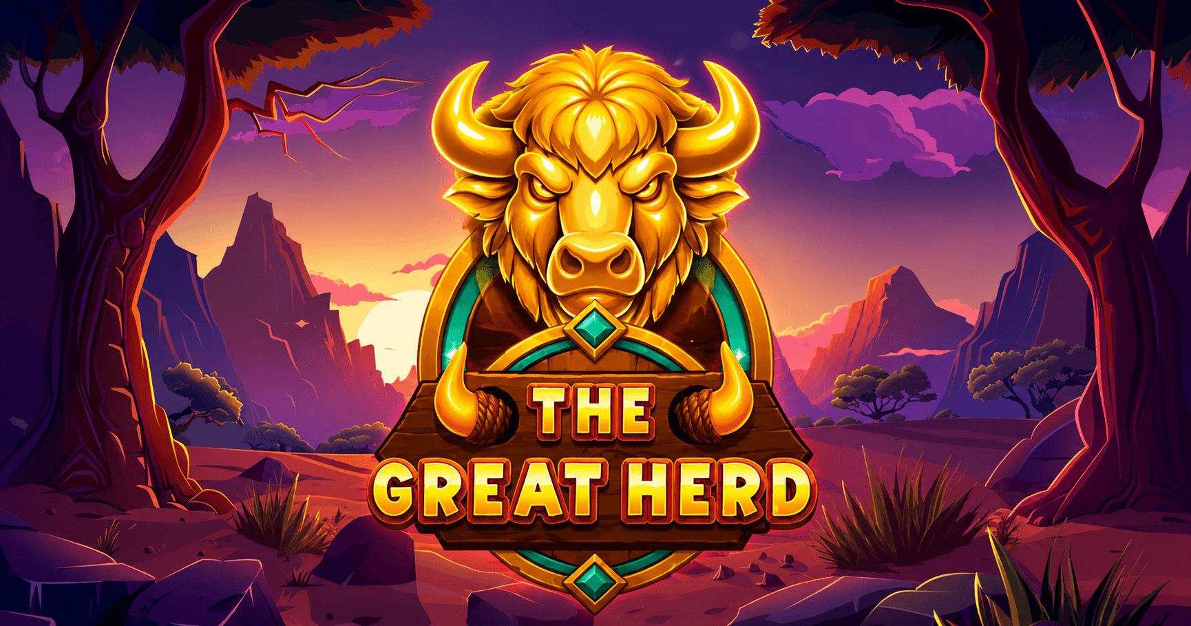 The Great Herd Slot Demo by Backseat Gaming slot cover image