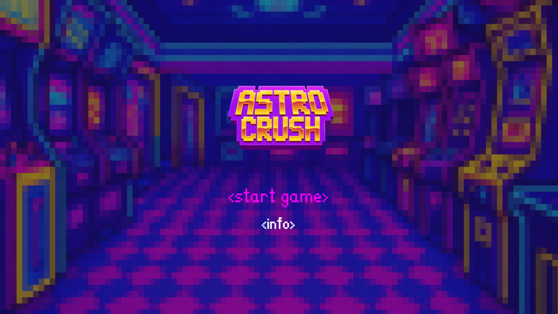 Astro Crush slot intro screen