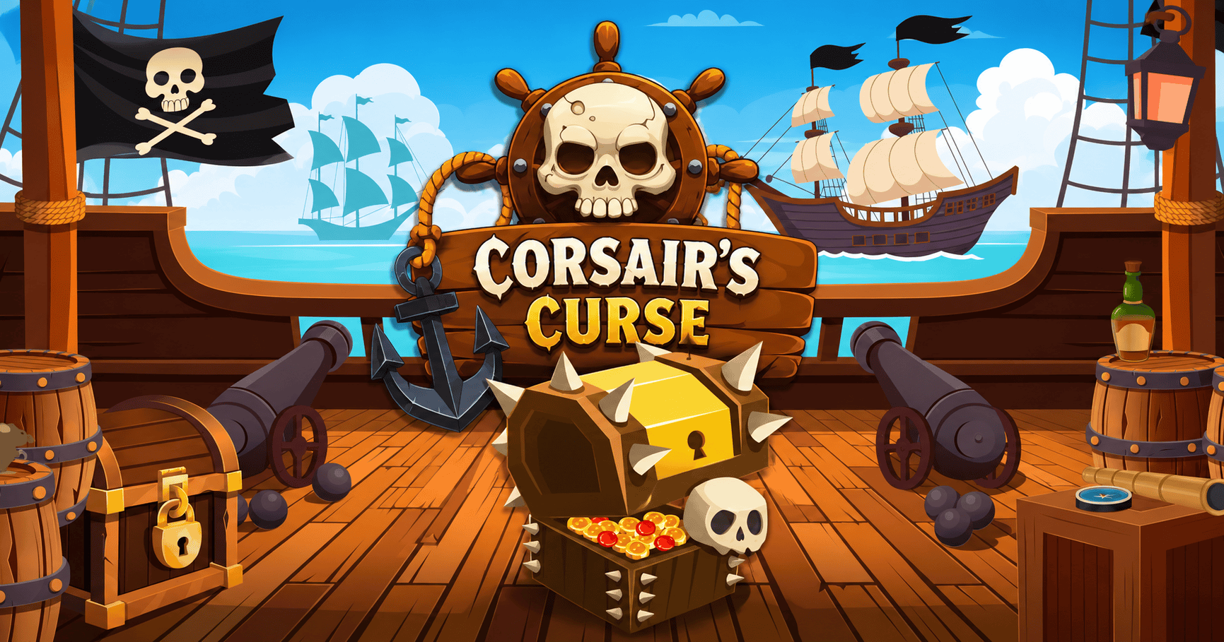 Corsairs Curse Slot Demo by Besties Gaming slot cover image