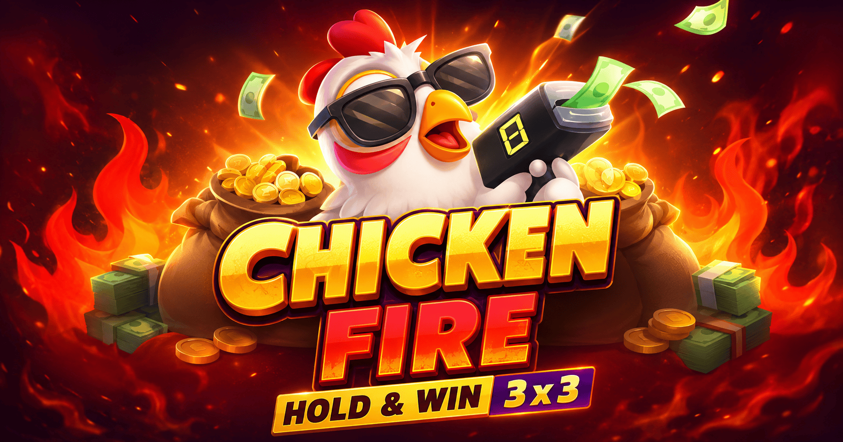 Chicken Fire Slot Demo by BGaming slot cover image