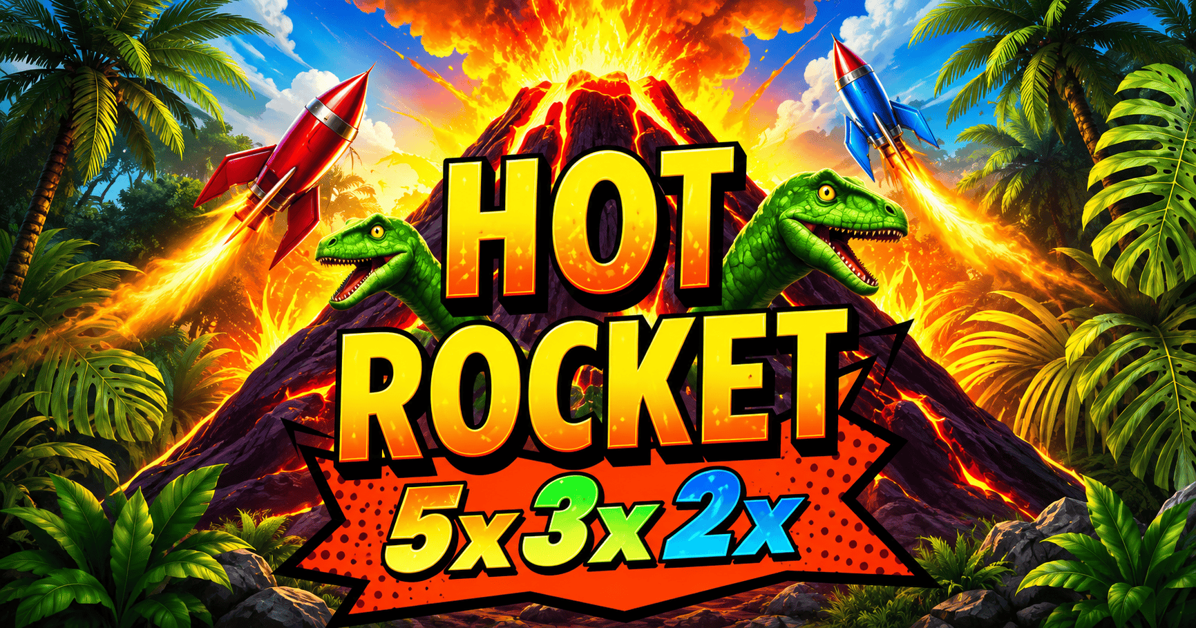 Hot Rocket 5x 3x 2x Slot Demo by BGaming slot cover image