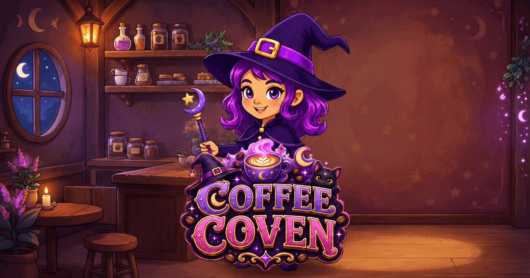 Coffee Coven Slot Demo by Big Ducking Wings slot cover image