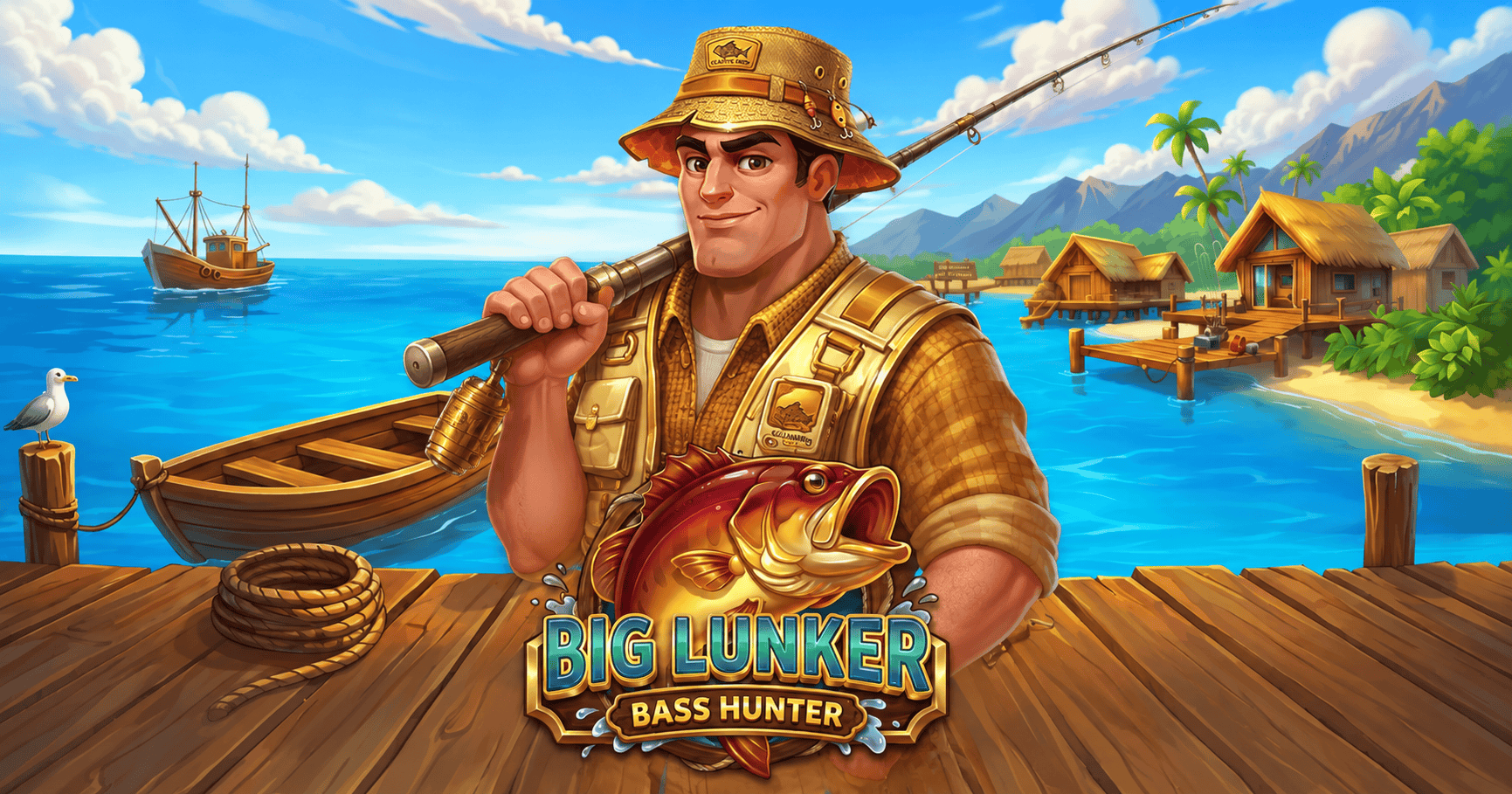 Big Lunker Bass Hunter Slot Demo by Black Coffee Studios slot cover image