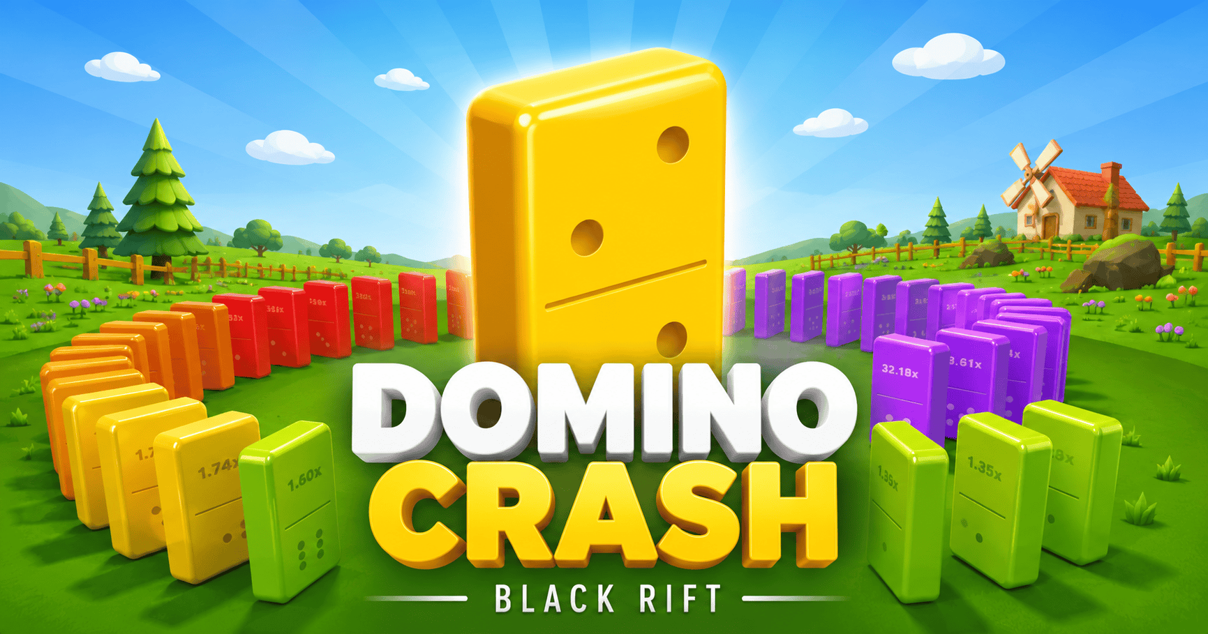 Domino Crash Slot Demo by Black Rift slot cover image
