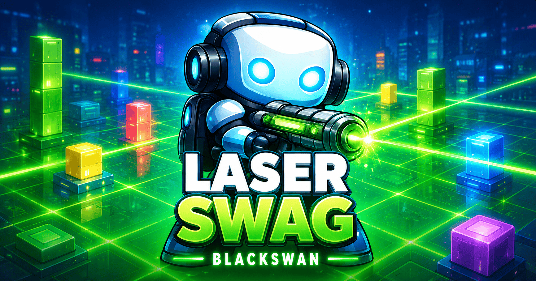 Laser Swag Slot Demo by Blackswan slot cover image