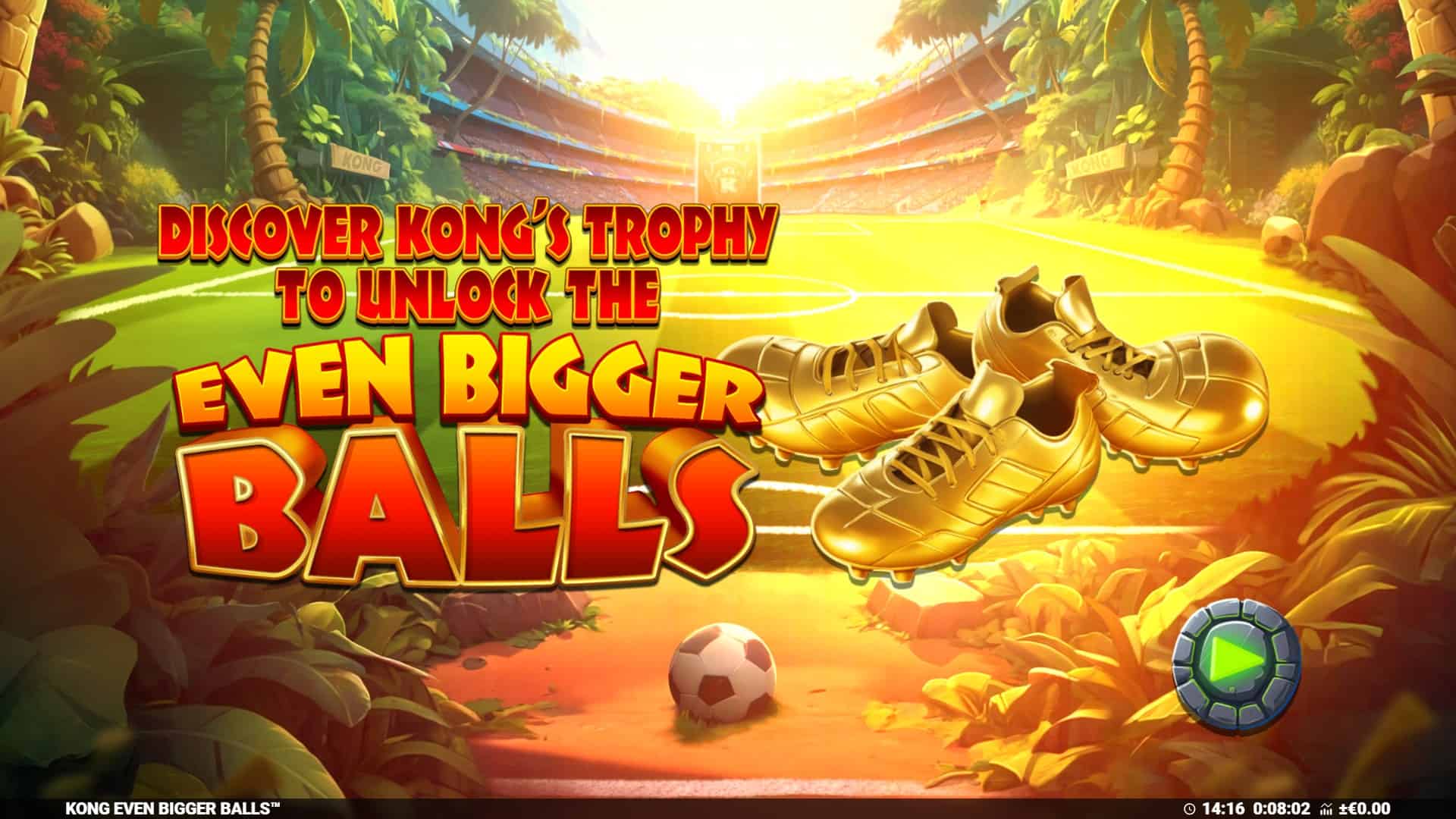King Kong Even Bigger Balls slot intro screen