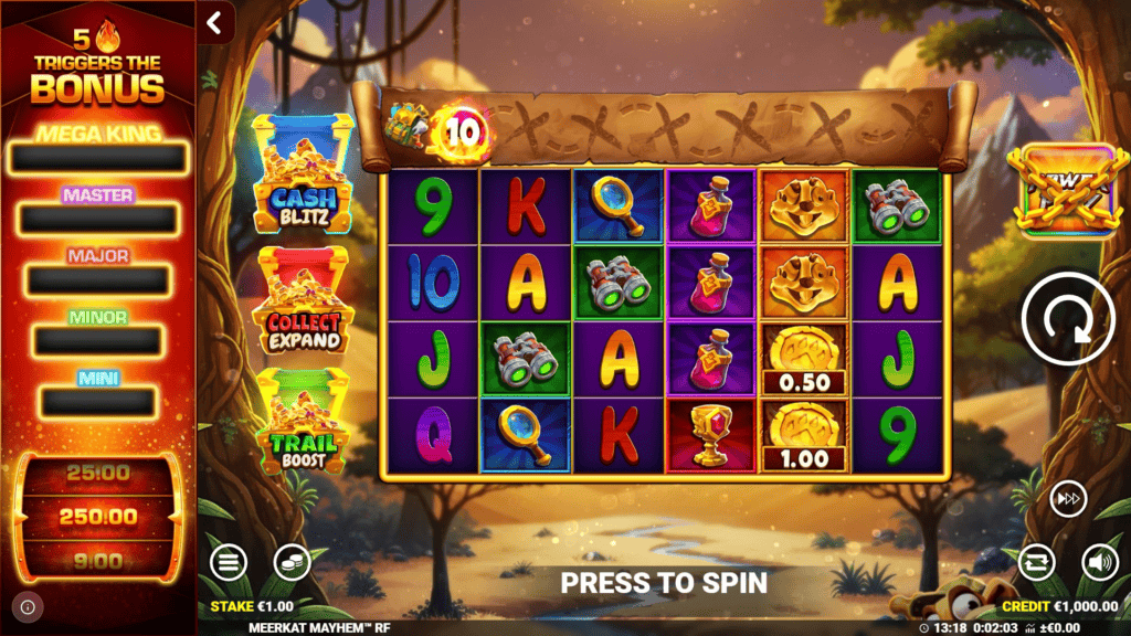 Blueprint gaming meerkat mayhem game preview 1