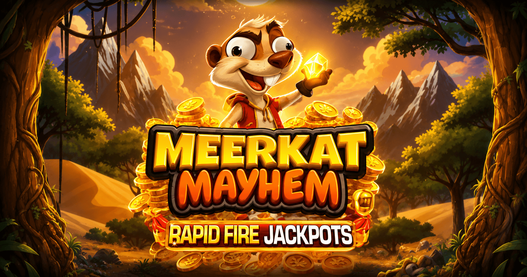 Meerkat Mayhem Slot Demo by Blueprint Gaming slot cover image