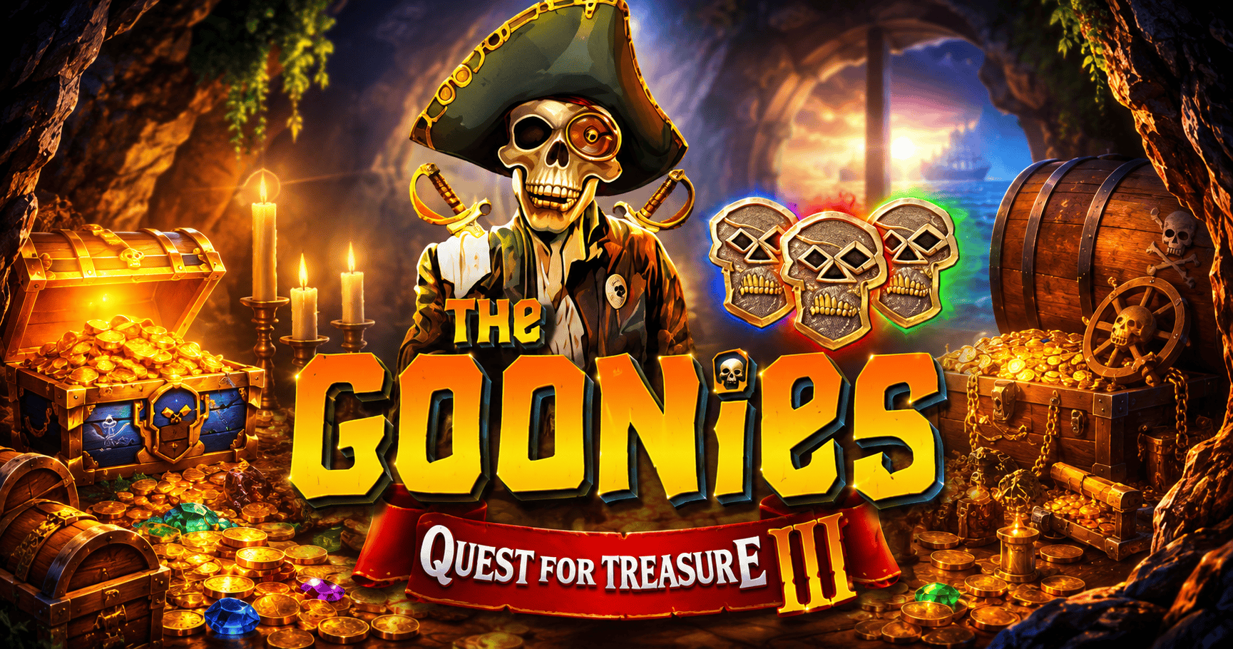 The Goonies Quest for Treasure 3 Slot Demo by Blueprint Gaming slot cover image