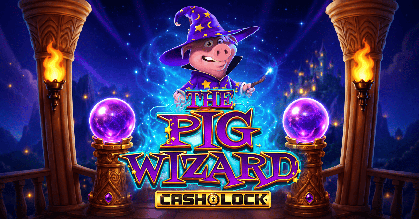 The Pig Wizard Cash Lock Slot Demo by Blueprint Gaming slot cover image