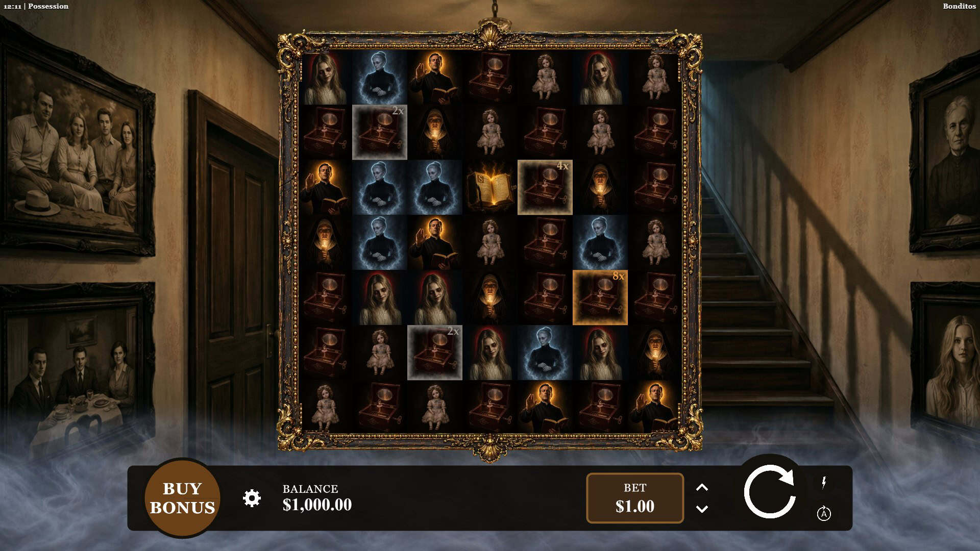 Possession slot gameplay reels