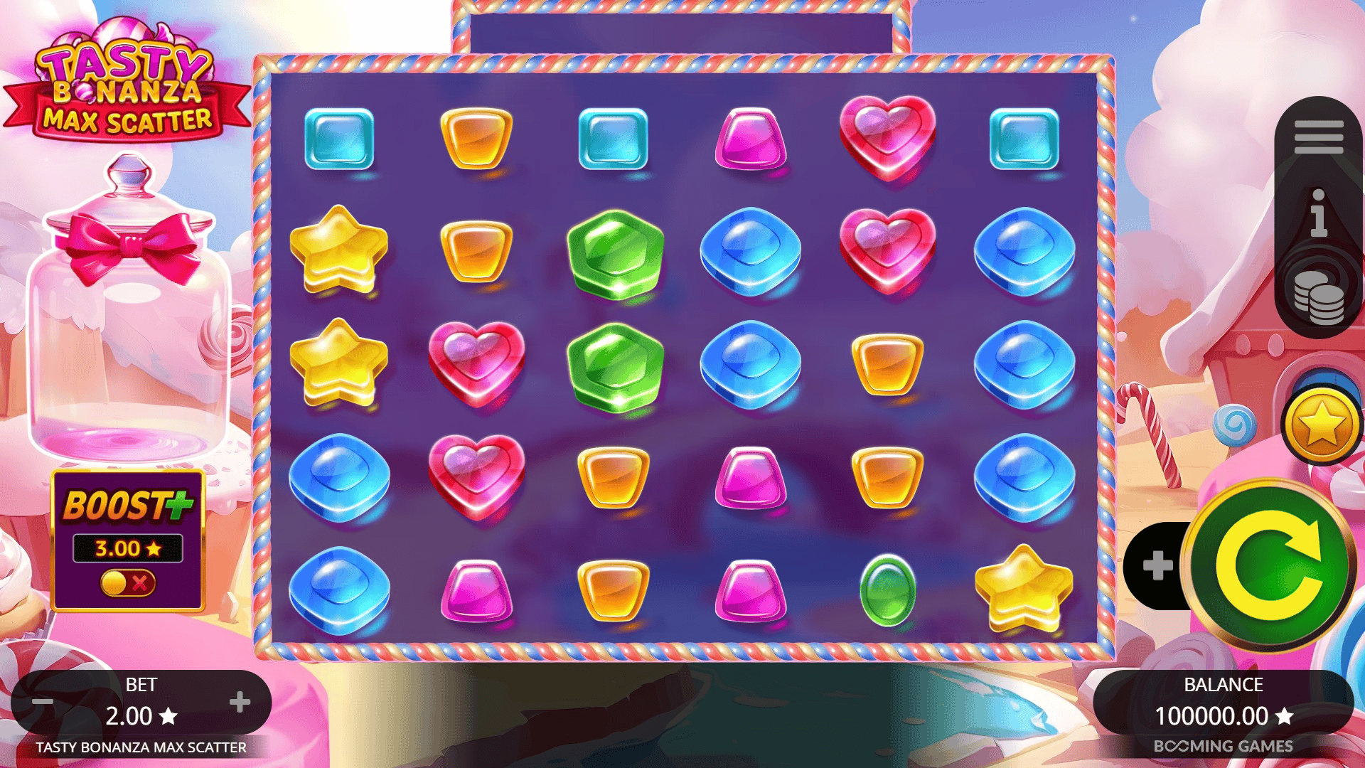 Tasty Bonanza Max Scatter slot gameplay reels