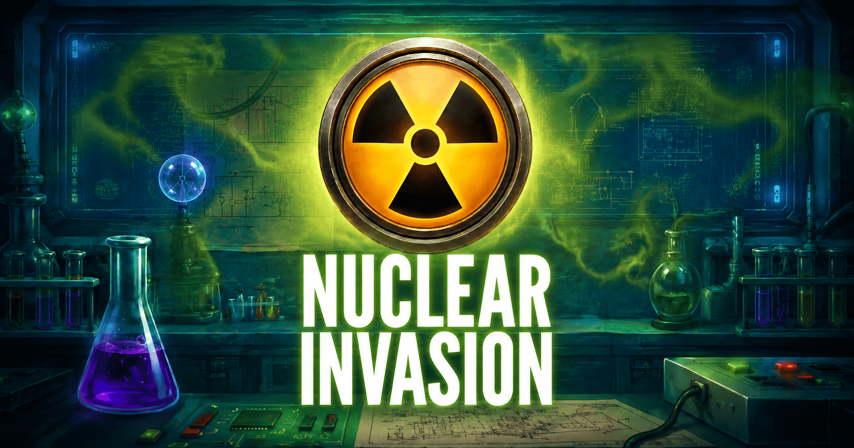 Nuclear Invasion Slot Demo by Brainrot Sauce slot cover image