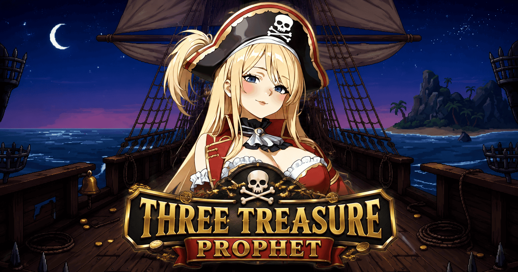 Three-Treasure-Prophet Slot Demo by Bricked Up Studio slot cover image