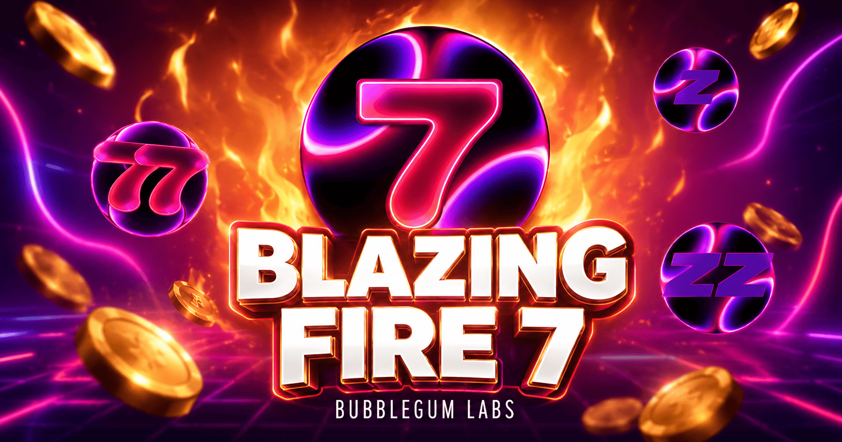 Blazing Fire 7 Slot Demo by Bubblegum Labs slot cover image