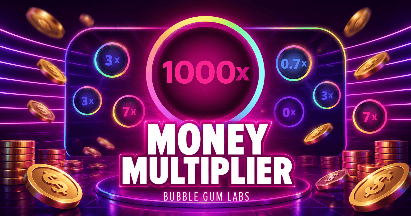 Money Multiplier Slot Demo by Bubblegum Labs slot cover image