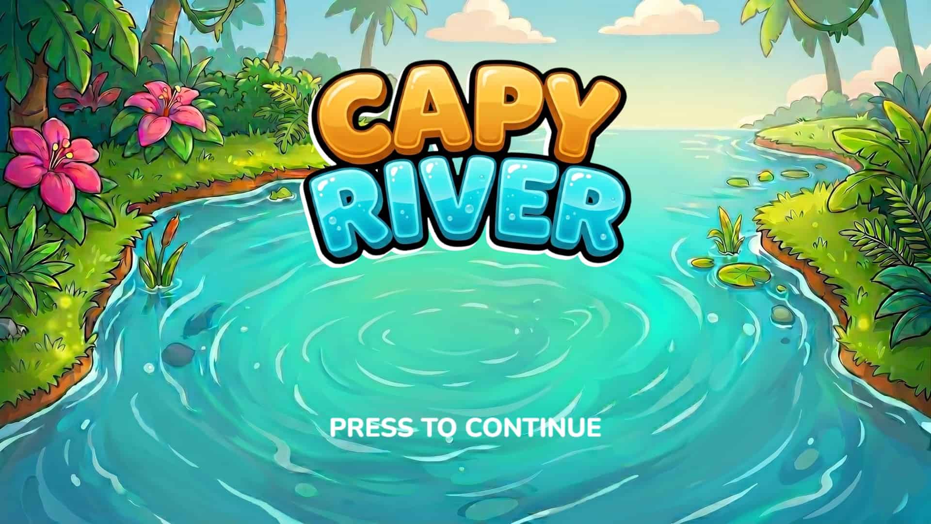 Capy river slot intro screen