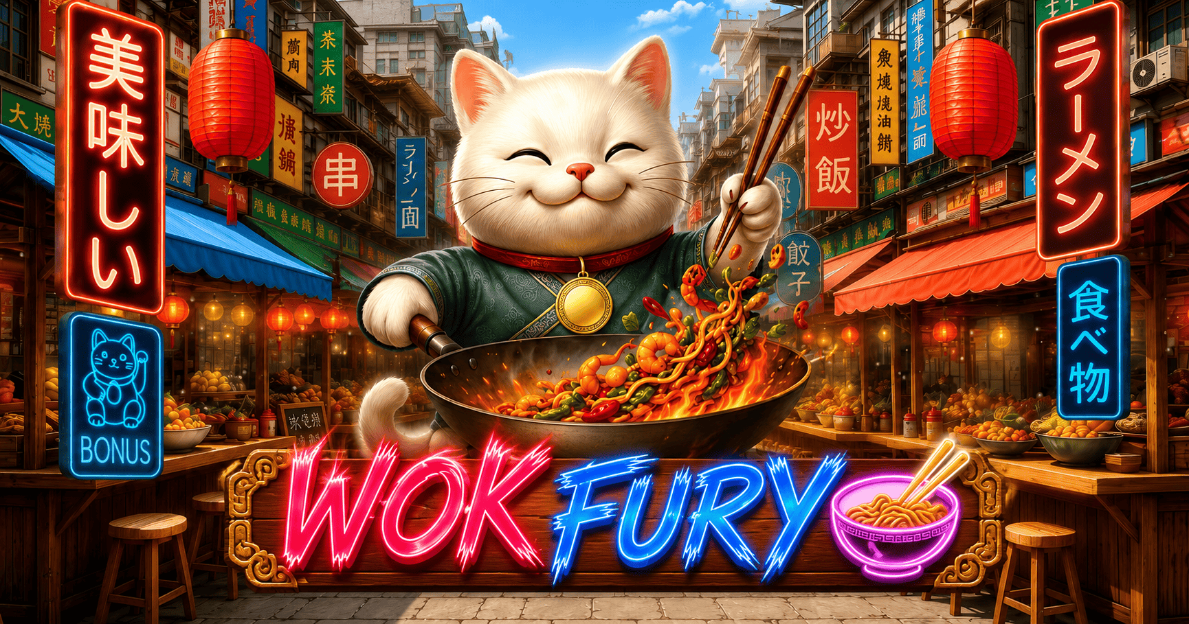 Wok Fury Slot Demo by Caramel Games slot cover image