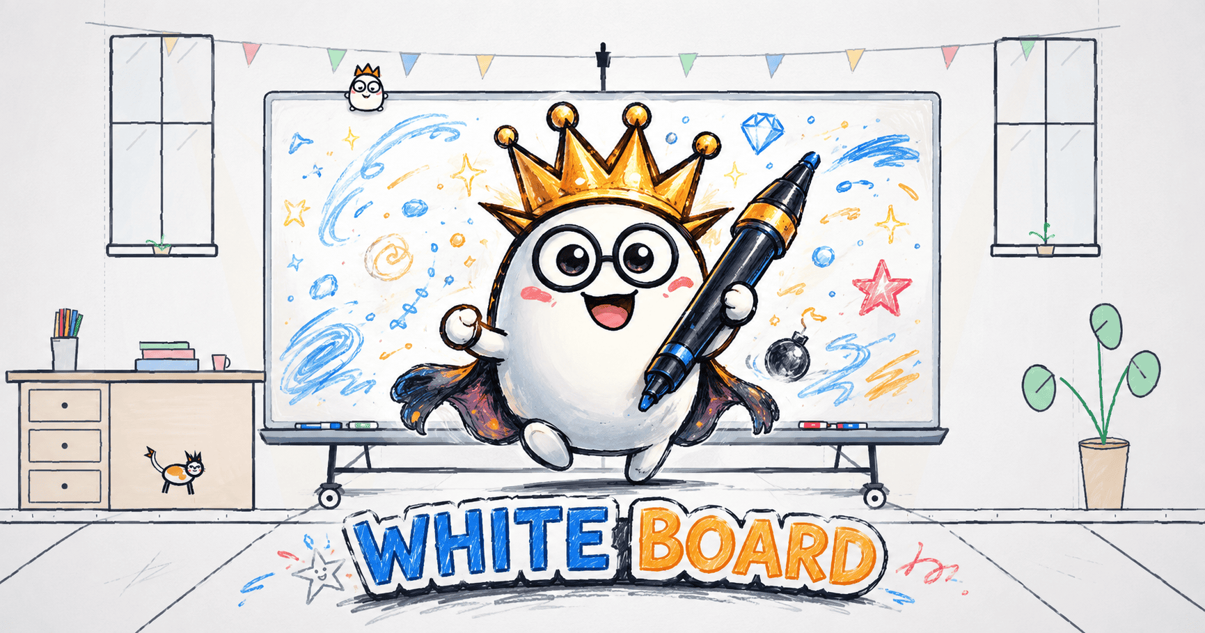 Whiteboard Slot Demo by Carlsson Gaming slot cover image