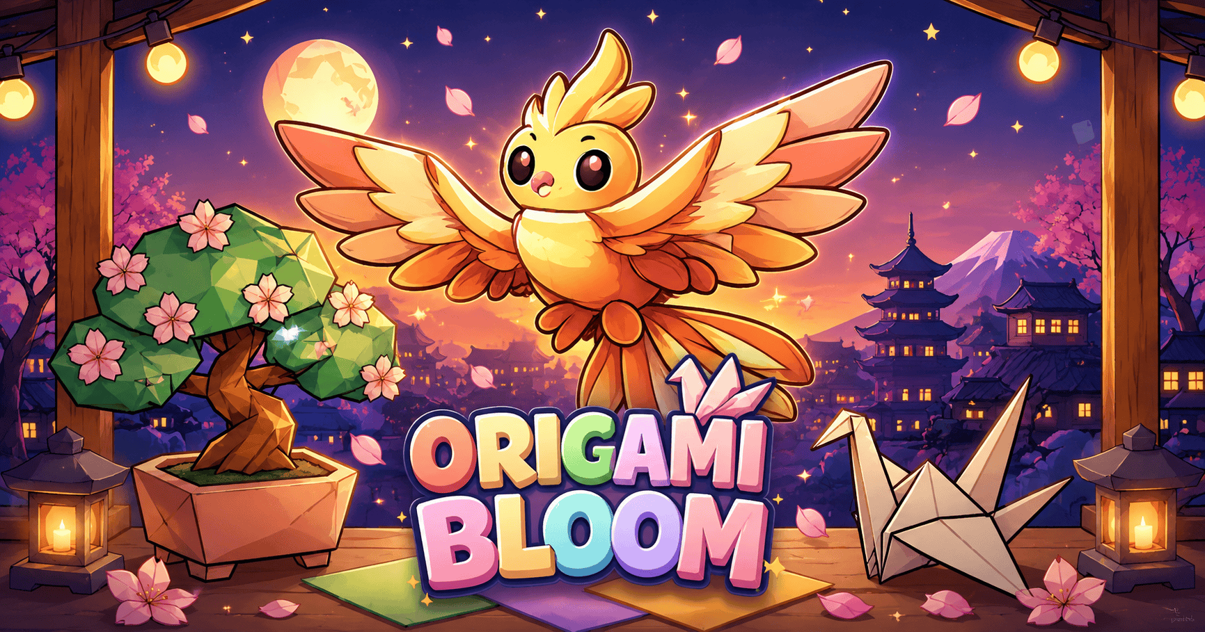 Origami Bloom Slot Demo by Cartoon Nation slot cover image