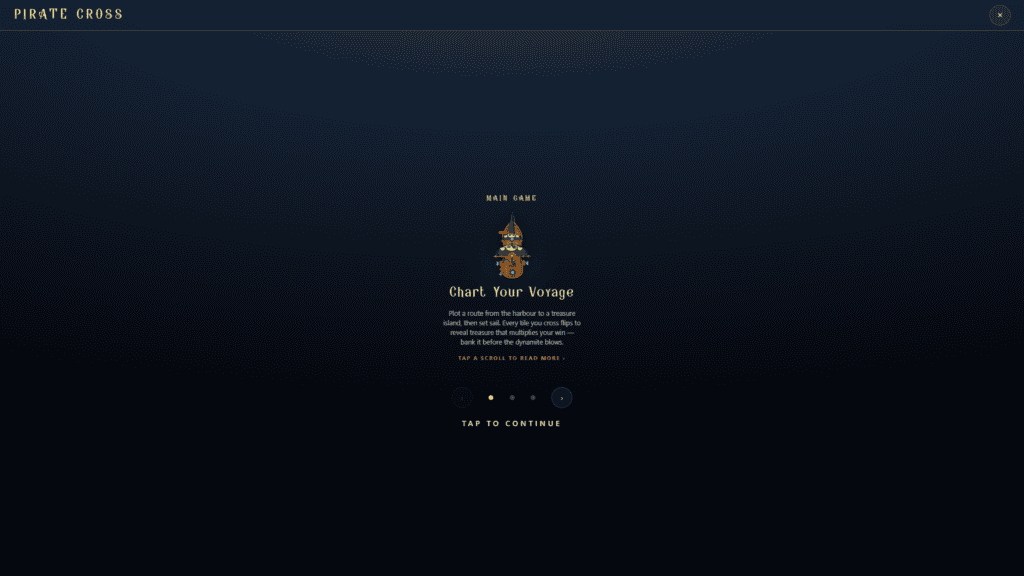 Catnipstudios pirate cross intro screen