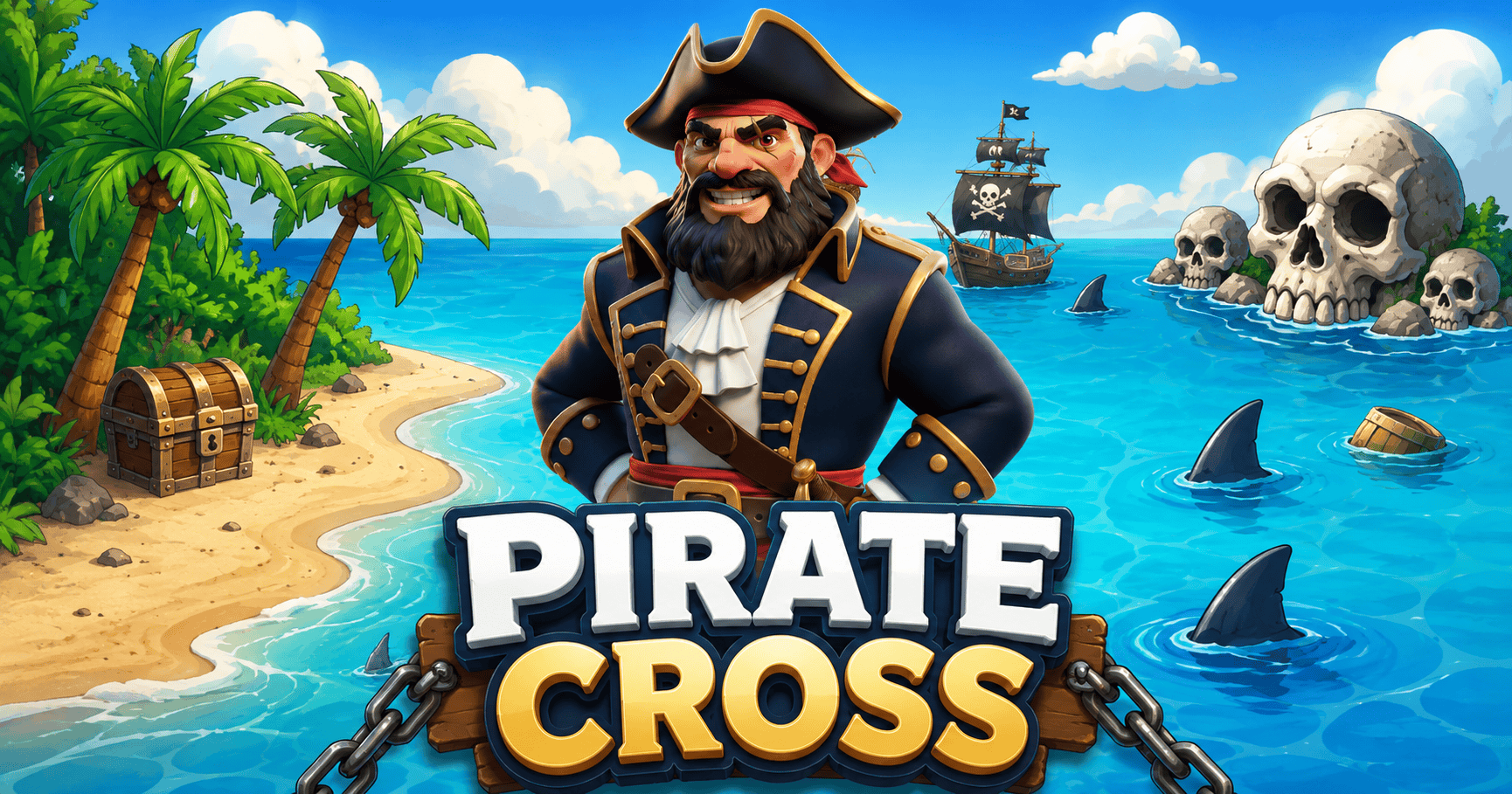 Pirate Cross Slot Demo by Catnip Studios slot cover image