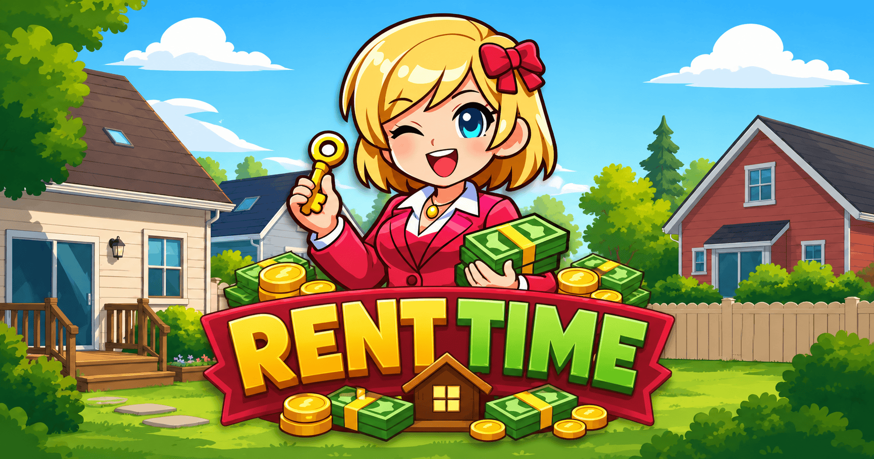 Rent Time Slot Demo by Catville Games slot cover image