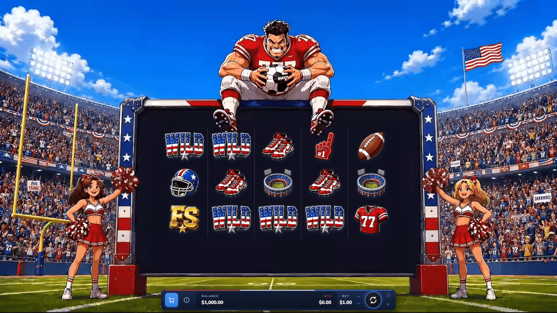This Is Football slot gameplay reels