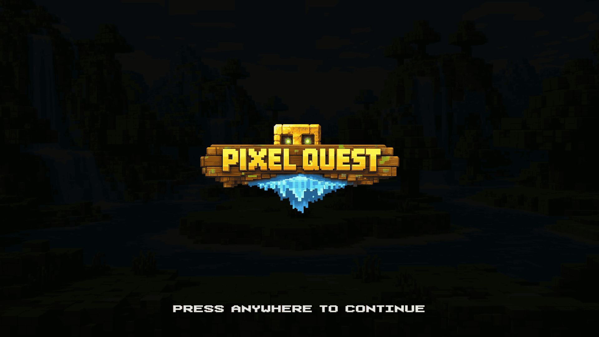 Pixel Quest slot intro screen
