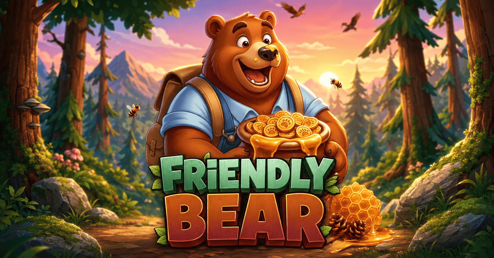 Friendly Bear Slot Demo by Chilli Game Studio slot cover image