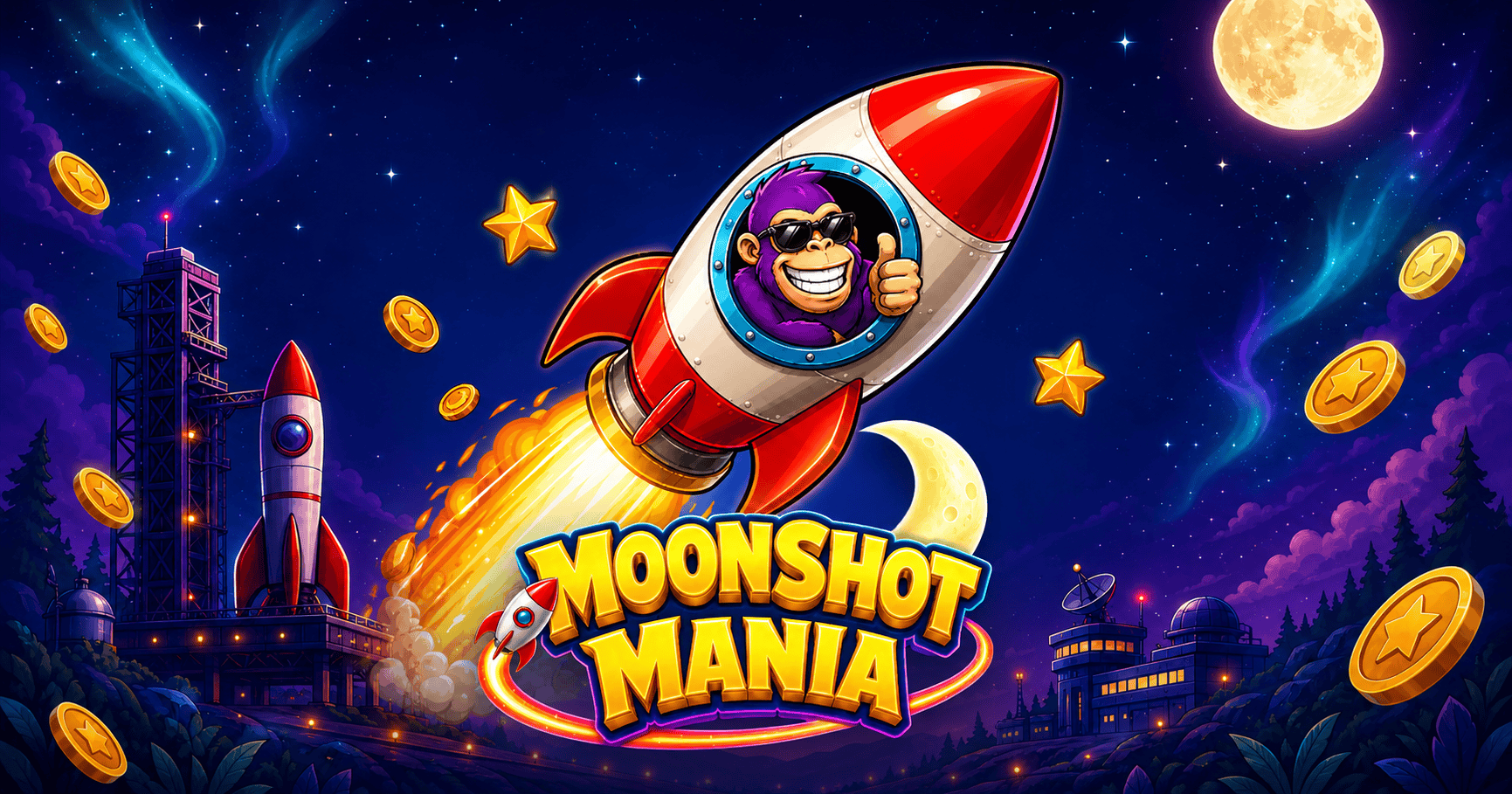 Moonshot Mania Slot Demo by Chud Studios slot cover image