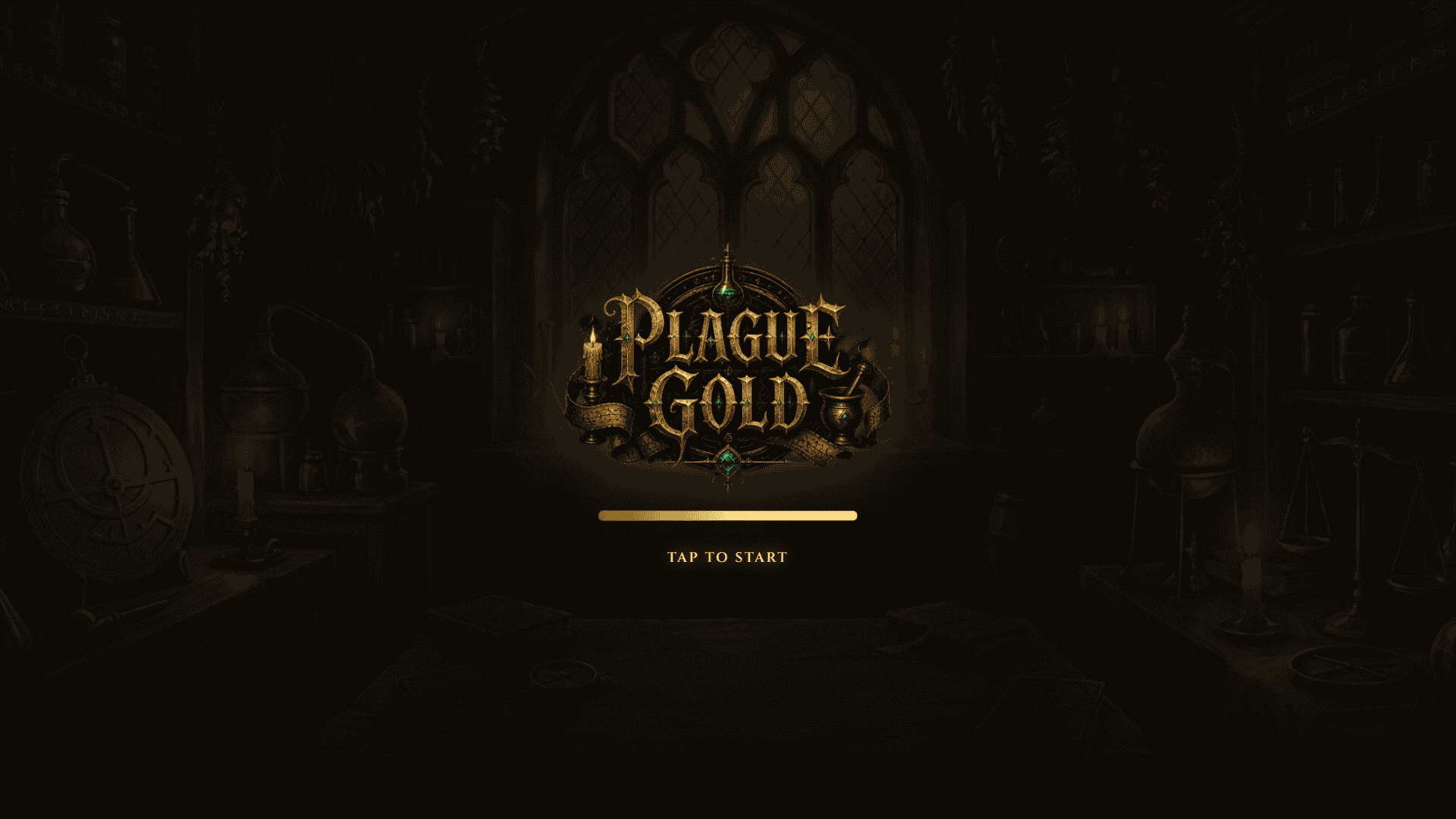 Plague Gold slot intro screen